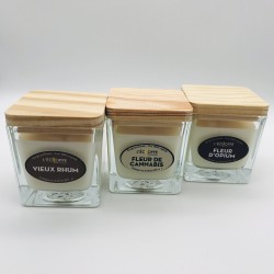 Trio de Bougies Violette-Rose-Lavande