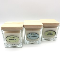 Trio de Bougies Violette-Rose-Lavande