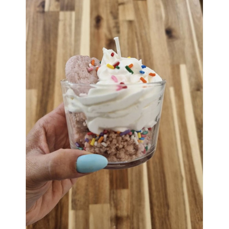 Bougie Chantilly Biscuit crème délice 