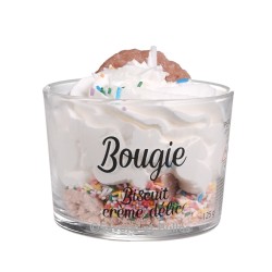 Bougie Chantilly Biscuit crème délice