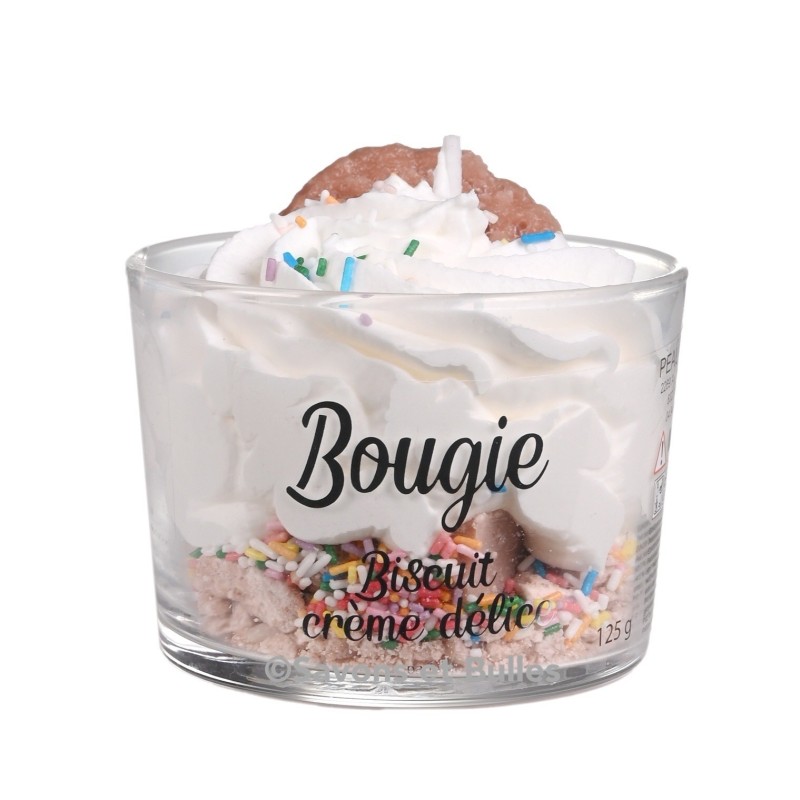 Bougie Chantilly Biscuit crème délice