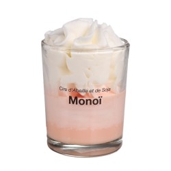 Bougie chantilly Monoï  Savons et Bulles