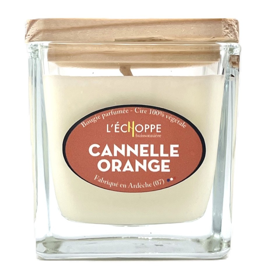 Bougie cannelle orange