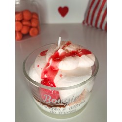 Bougie Chantilly Crumble et délices de fraises