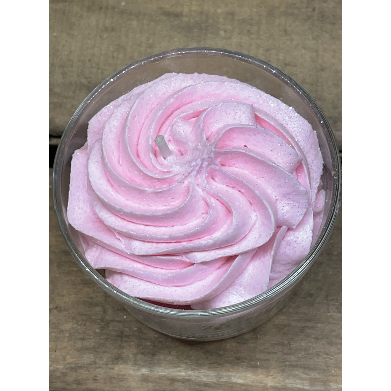 Bougie Chantilly glace à la cerise