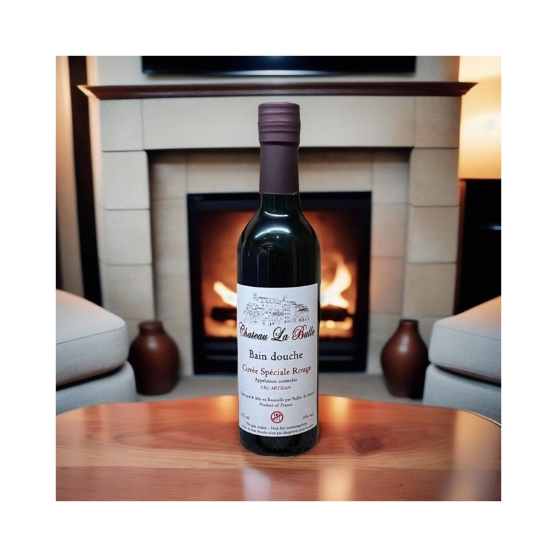 Gel douche vin rouge