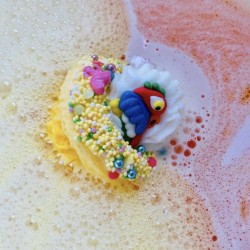 Boule de bain Mandarine et Orange  Les Bombes Effervescentes Bombcosmetics