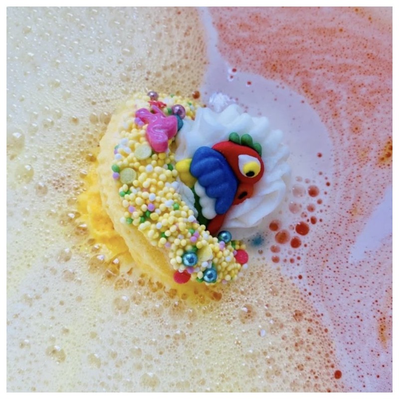 Boule de bain Mandarine et Orange  Les Bombes Effervescentes Bombcosmetics