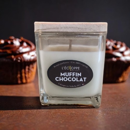 Bougie Muffin Chocolat