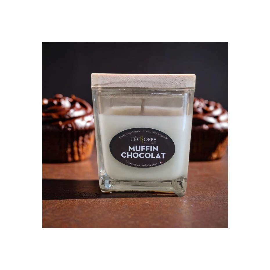 Bougie Muffin Chocolat