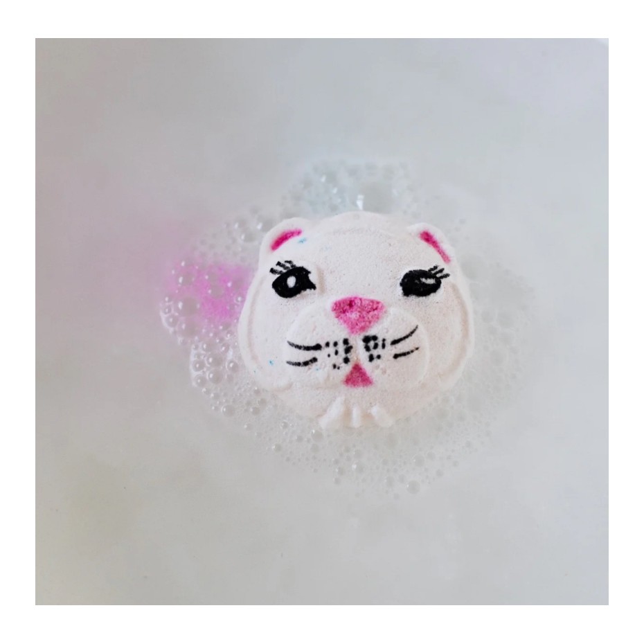 Boule de bain chat