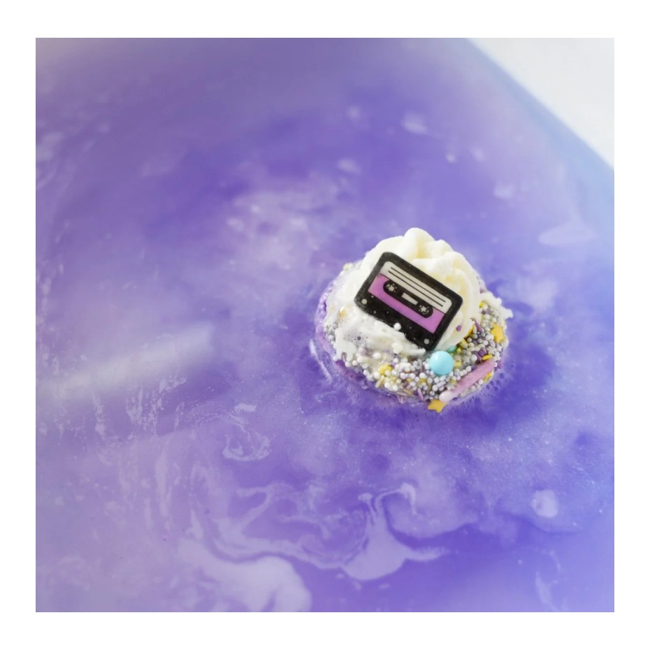 Boule de bain cassis