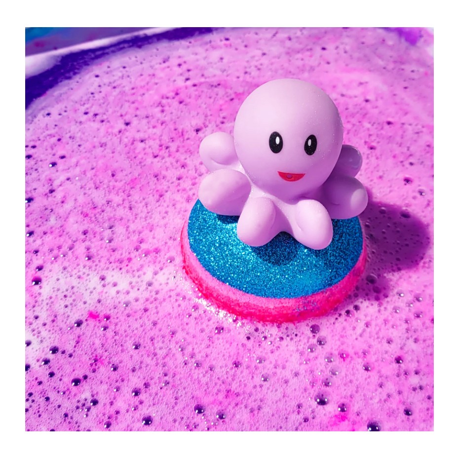 Boule de bain octopus