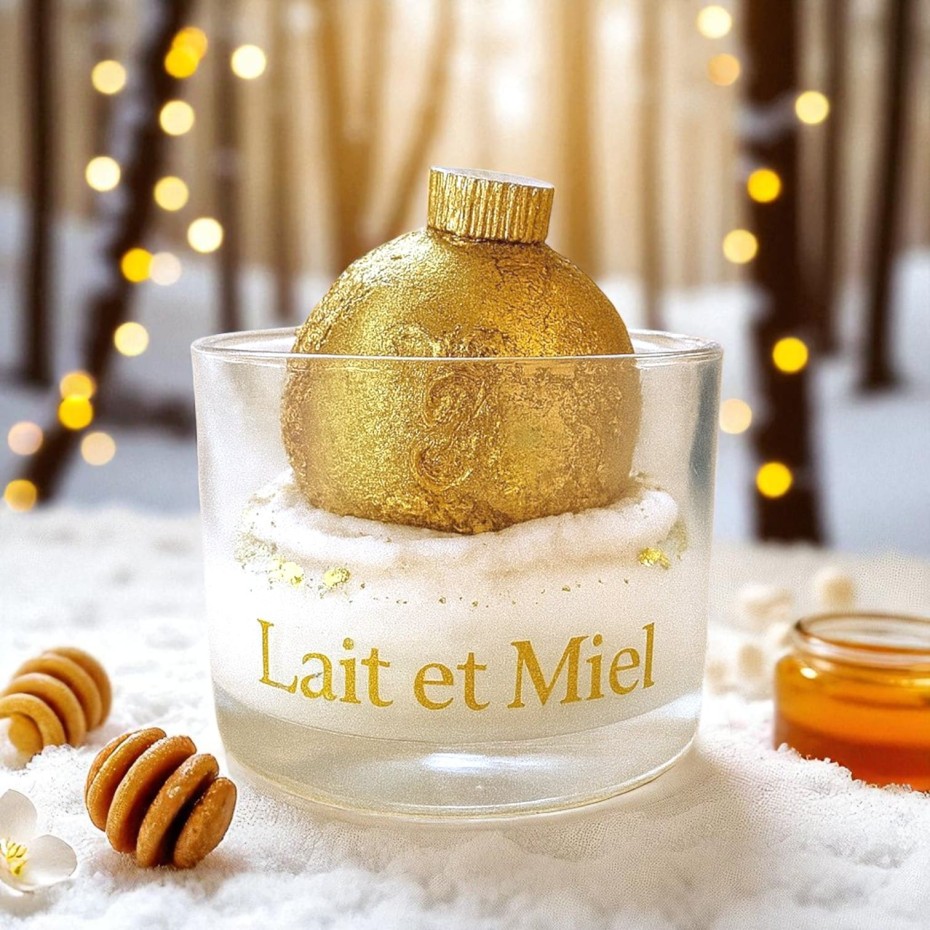 Bougie lait miel peau d'âne