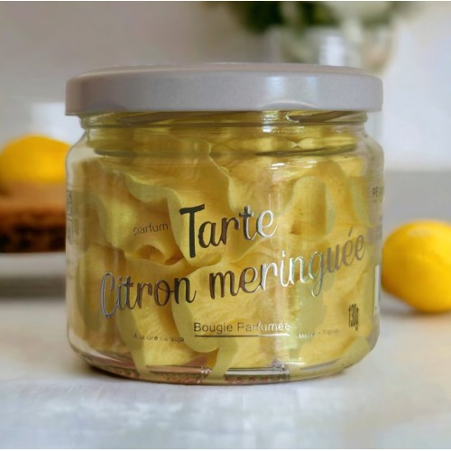 Bougie Tarte Citron Meringuée
