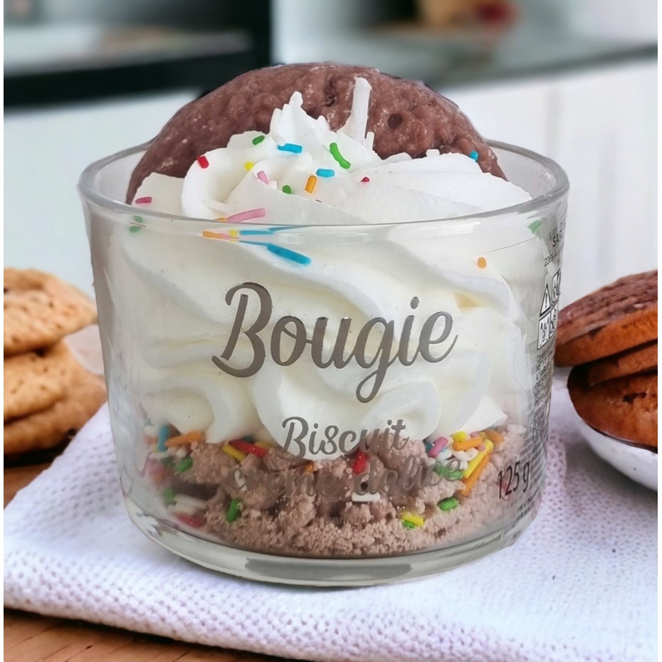 Bougie Chantilly Biscuit crème délice