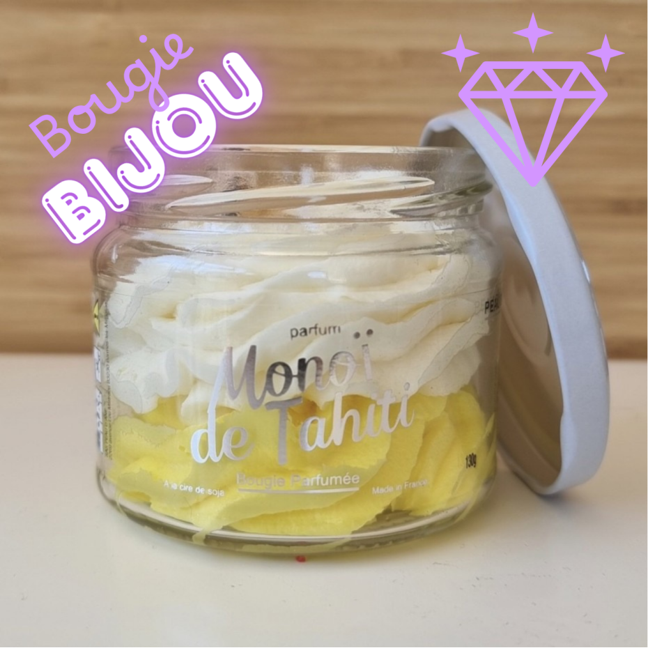 Bougie bijou Chantilly monoï