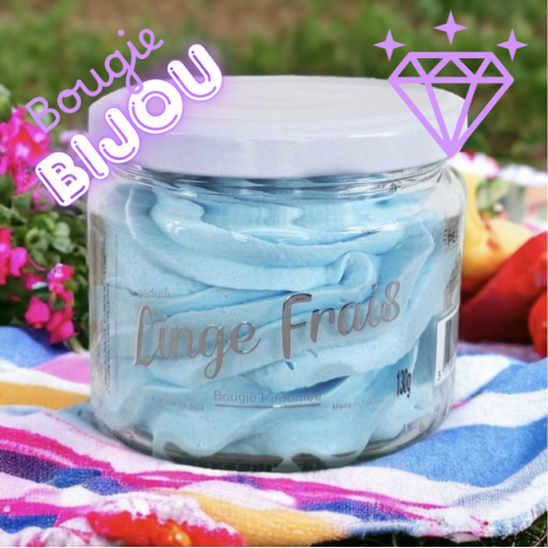 Bougie bijou Chantilly Linge frais