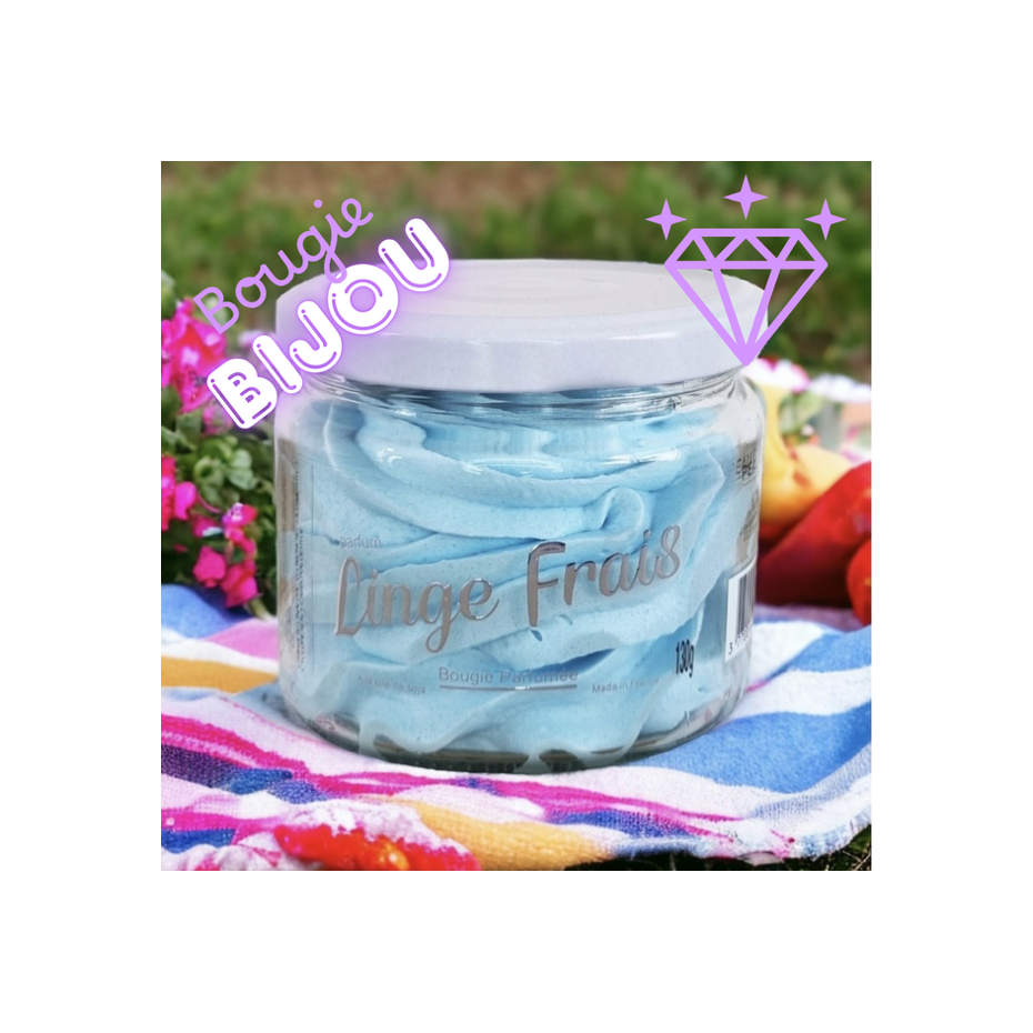 Bougie bijou Chantilly Linge frais