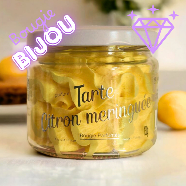 Bougie Bijou Tarte Citron Meringuée