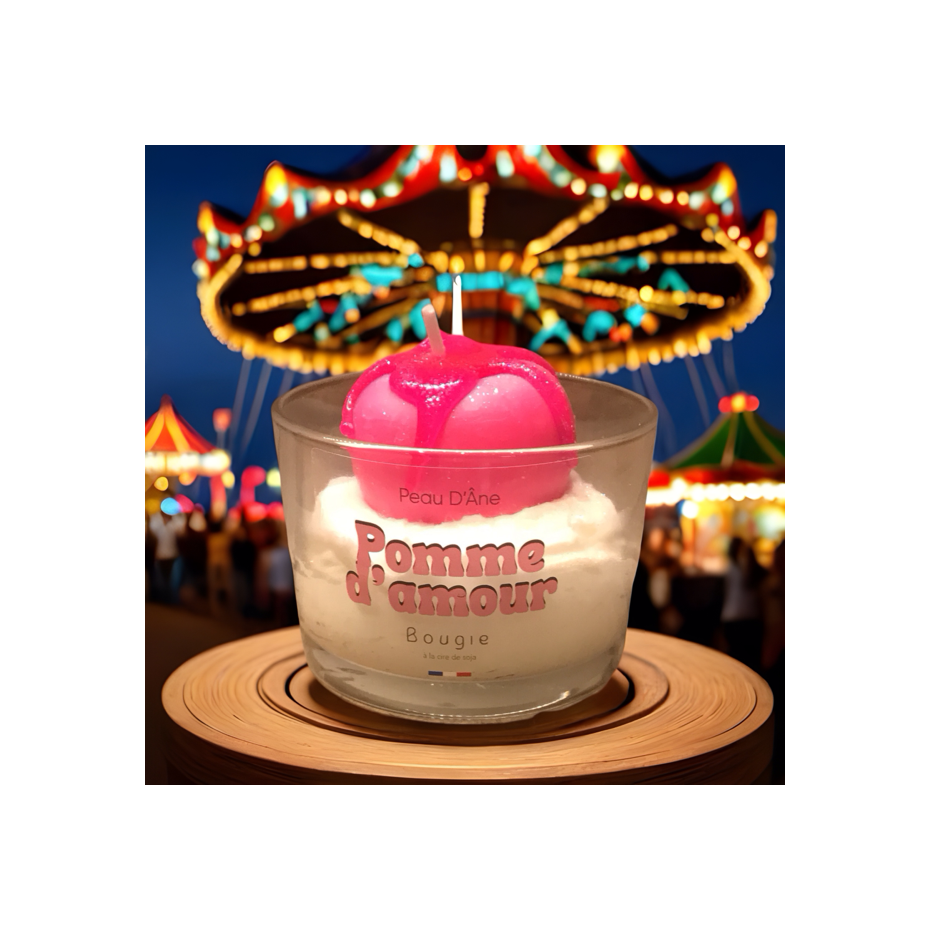 Bougie Pomme d'amour
