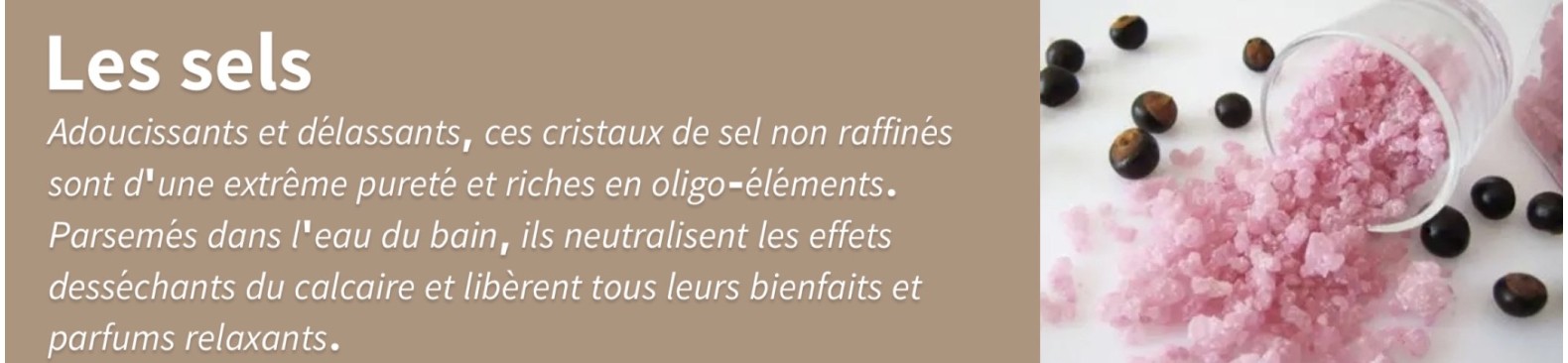 Les Sels de Bain Savons et Bulles